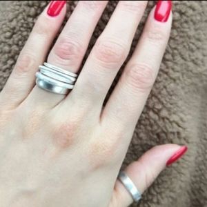 ✨Sterling Silver Stackable Ring Set Size 6 to 6.5